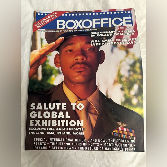 Vintage - BOX OFFICE Magazine - July 1996 - Will Smith - Picture 1 of 7